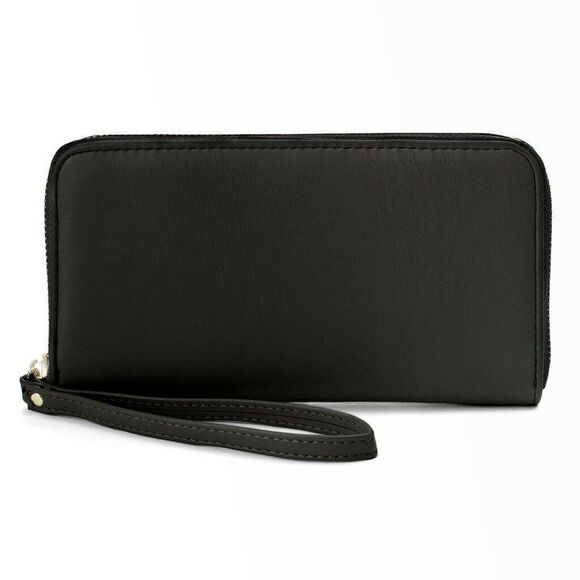 Smart Phone Charging Wristlet Wallet By Bead Landing - Black - Picture 1 of 11